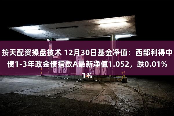 按天配资操盘技术 12月30日基金净值：西部利得中债1-3年政金债指数A最新净值1.052，跌0.01%