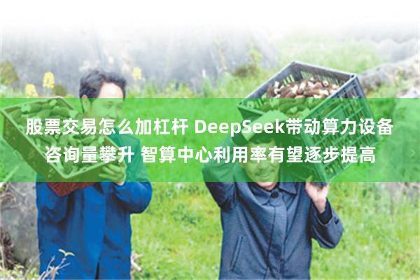 股票交易怎么加杠杆 DeepSeek带动算力设备咨询量攀升 智算中心利用率有望逐步提高